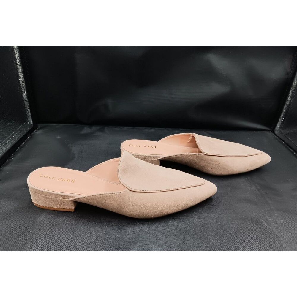 EUC Cole Haan Women’s Irish Cream Pointed Toe Mule Flats 9.5B - Picture 3 of 7